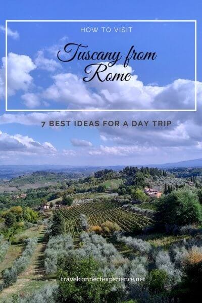 how to visit tuscany from rome