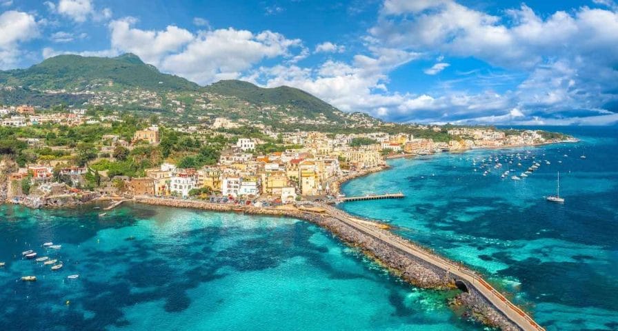 Ischia Island in Italy in September