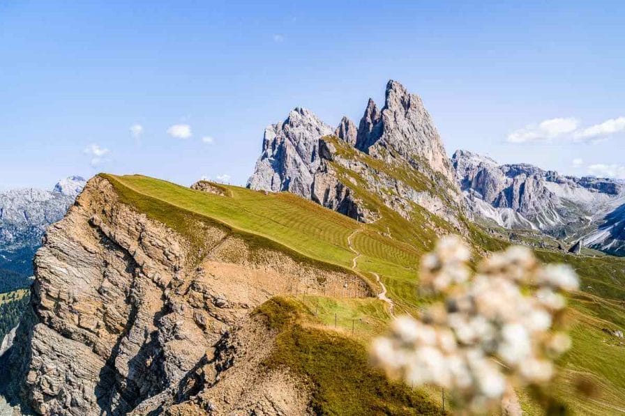 Seceda Ridgeline in the Dolomites, Italy